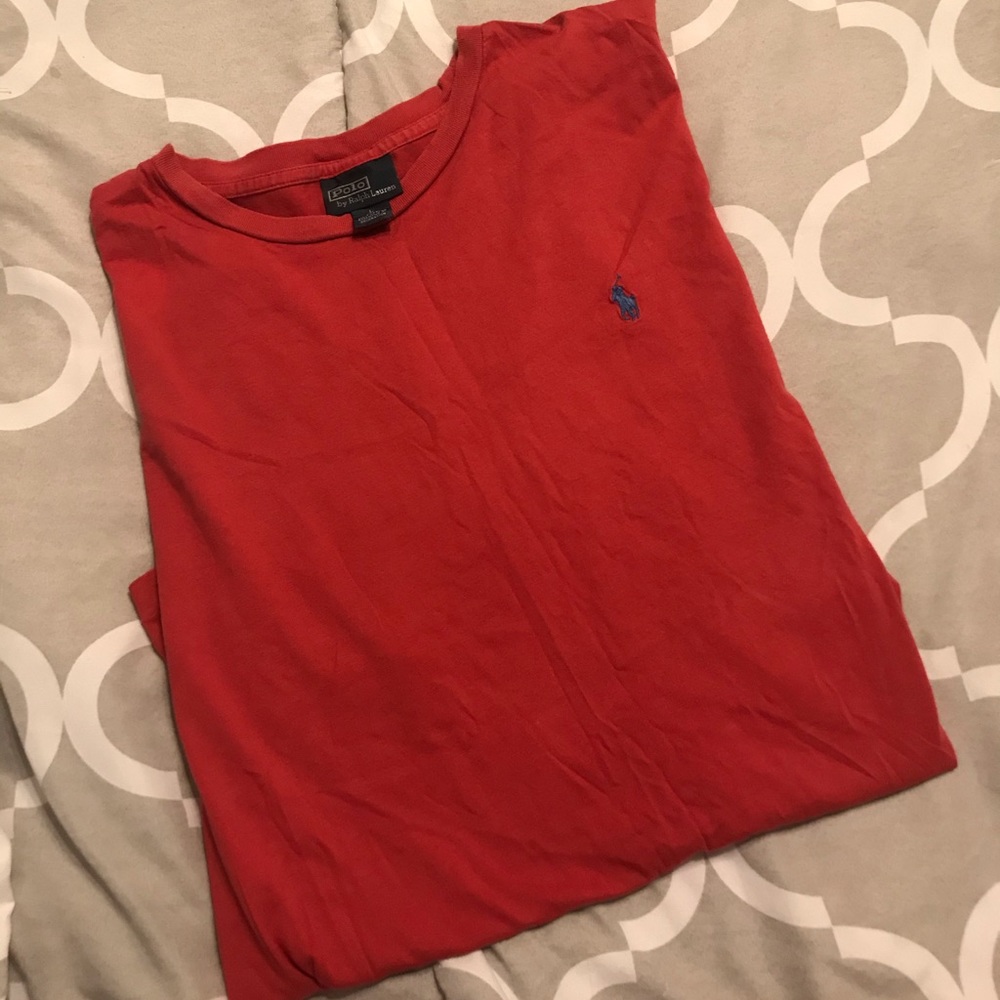 Ralph Lauren red polo shirt